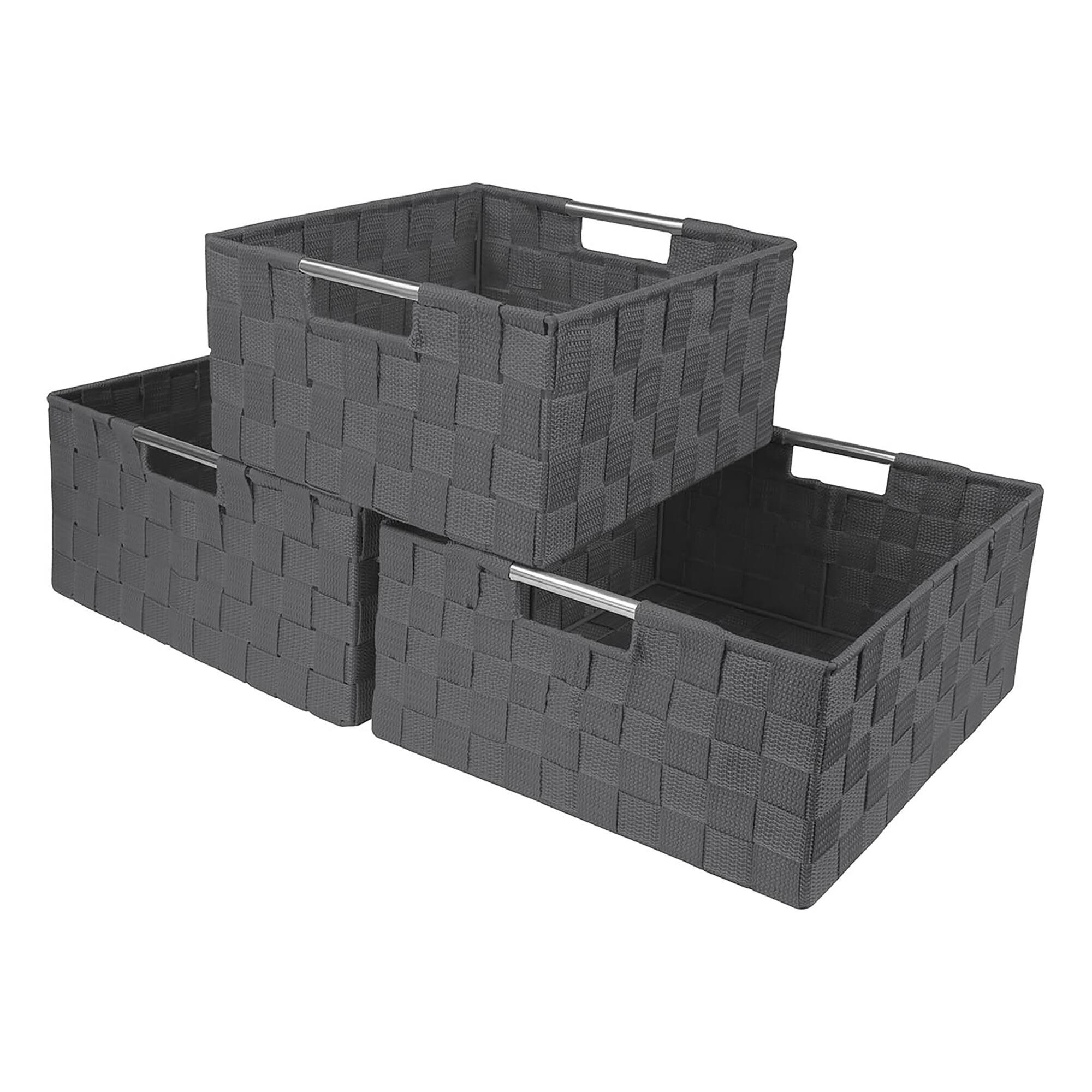 Sorbus 3-Piece Woven Basket Set